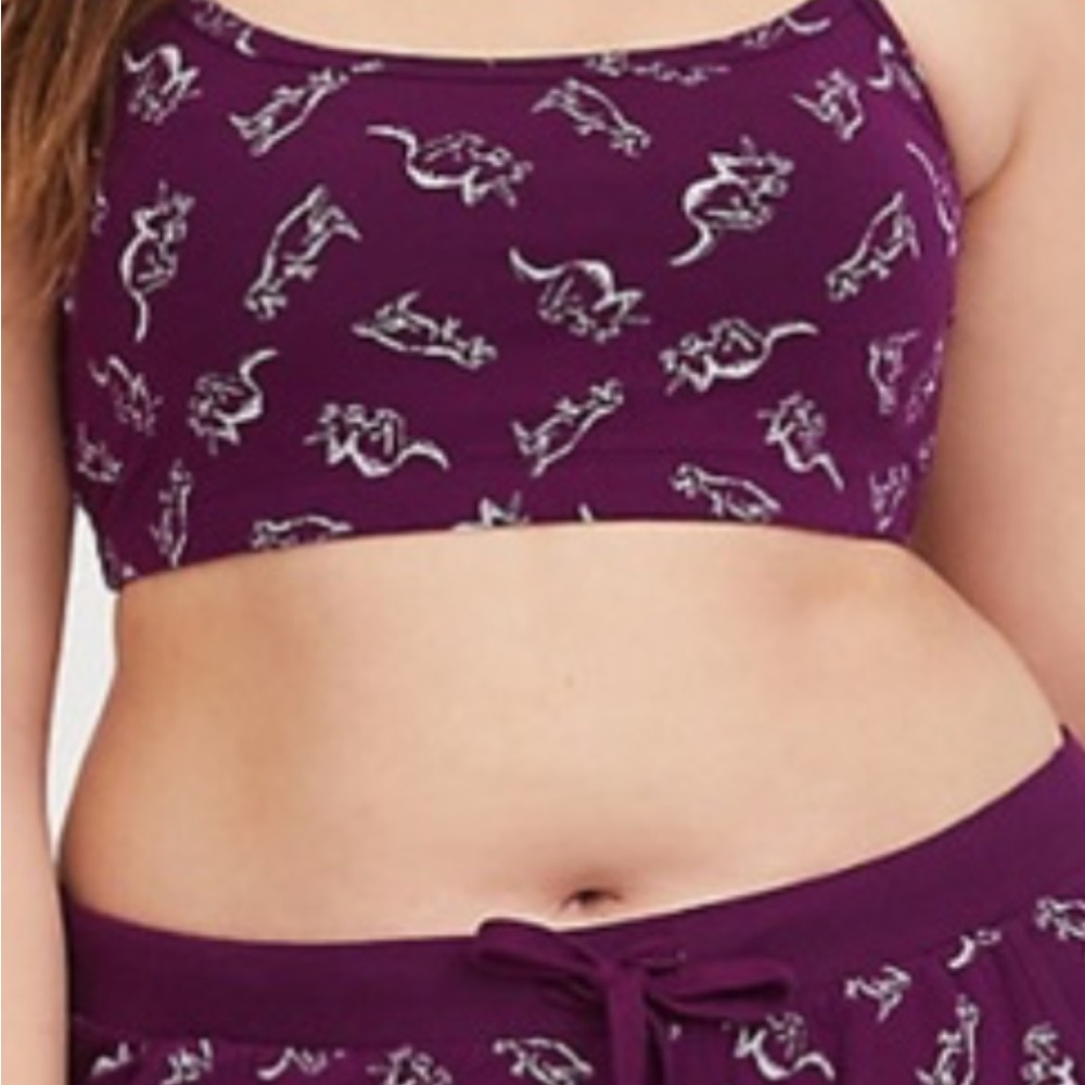 Torrid 1X Dino Sleep Bra